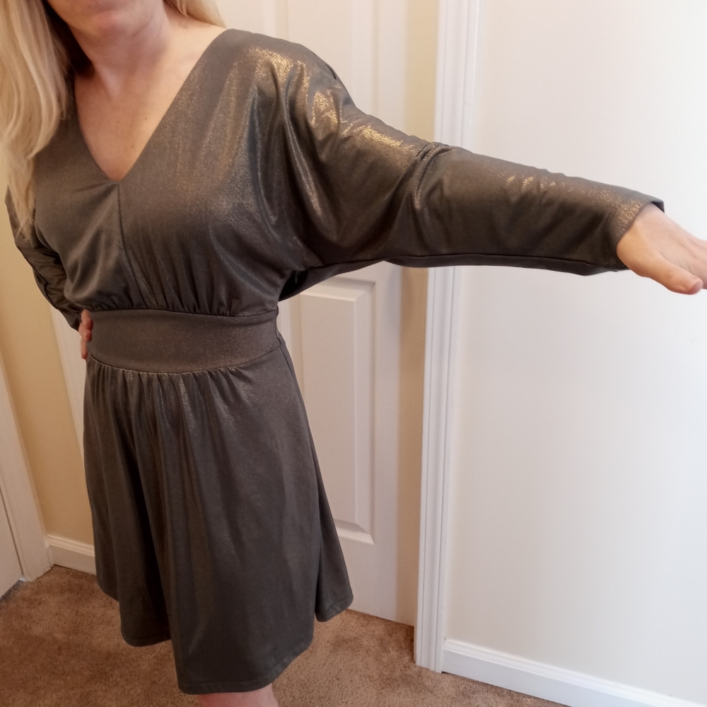 Guess dark gold dress - Picture 6 of 7